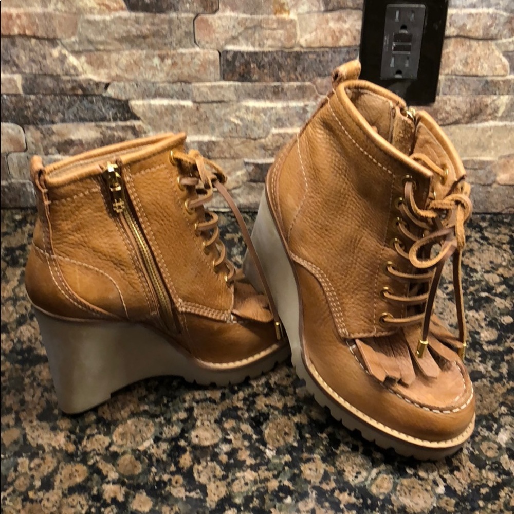 Tory Burch Wedge Hiking Boots